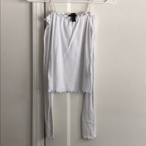 White off the shoulder top